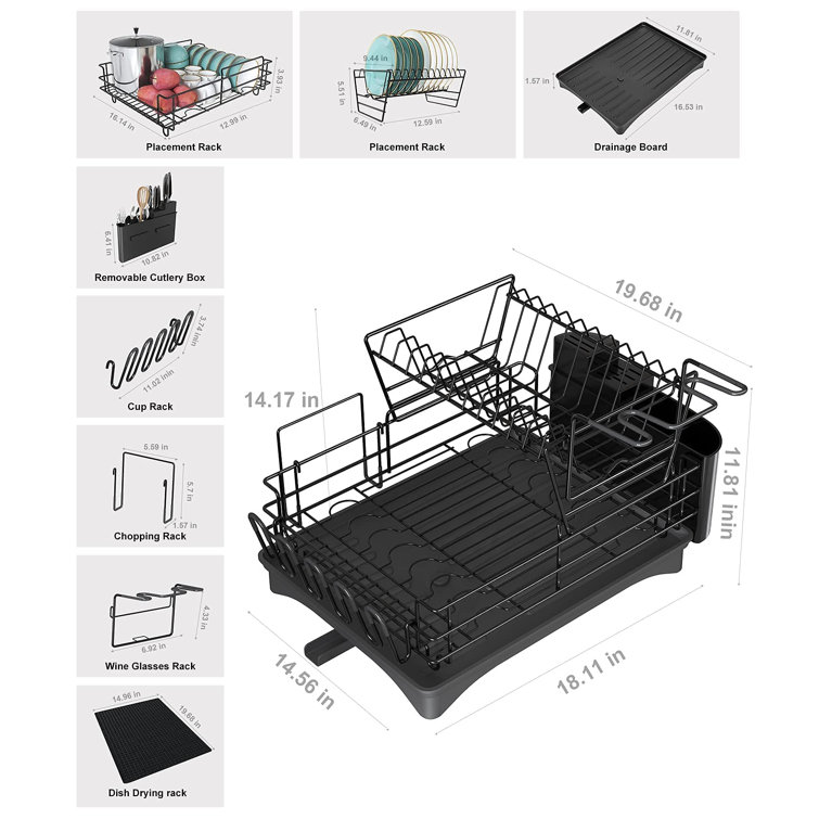 Extra large dish online drying rack